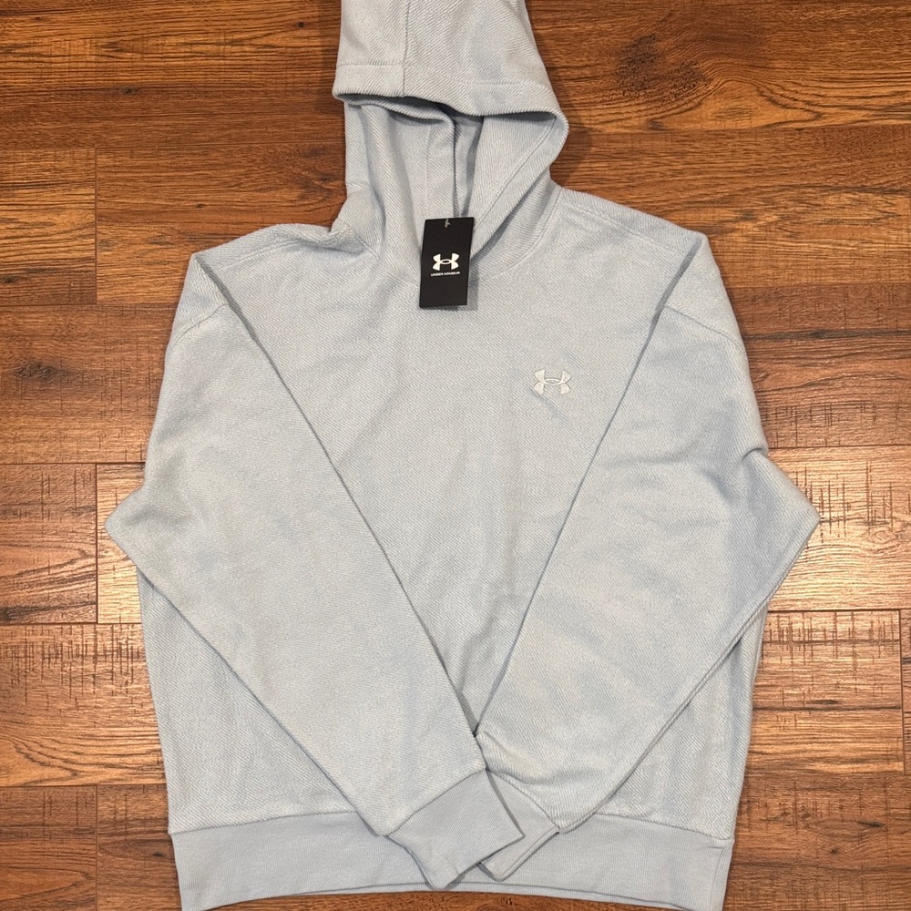 BRAND NEW! Men’s Under Armour Sky Blue Hoodie sz: Large